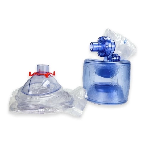 Resuscytator jednorazowy PCV dla dorosłych z maską nr 5 SINMED